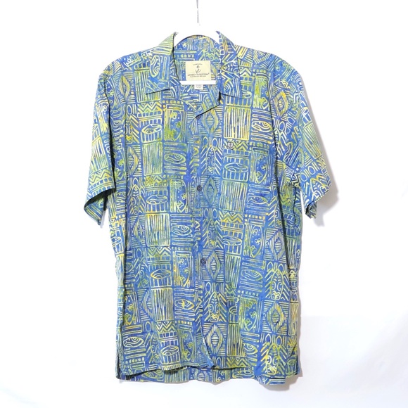 Artisan Outfitters Hawaiian Button Shirt Surf Boards Handcrafted Beach SIZE XL - Picture 1 of 5